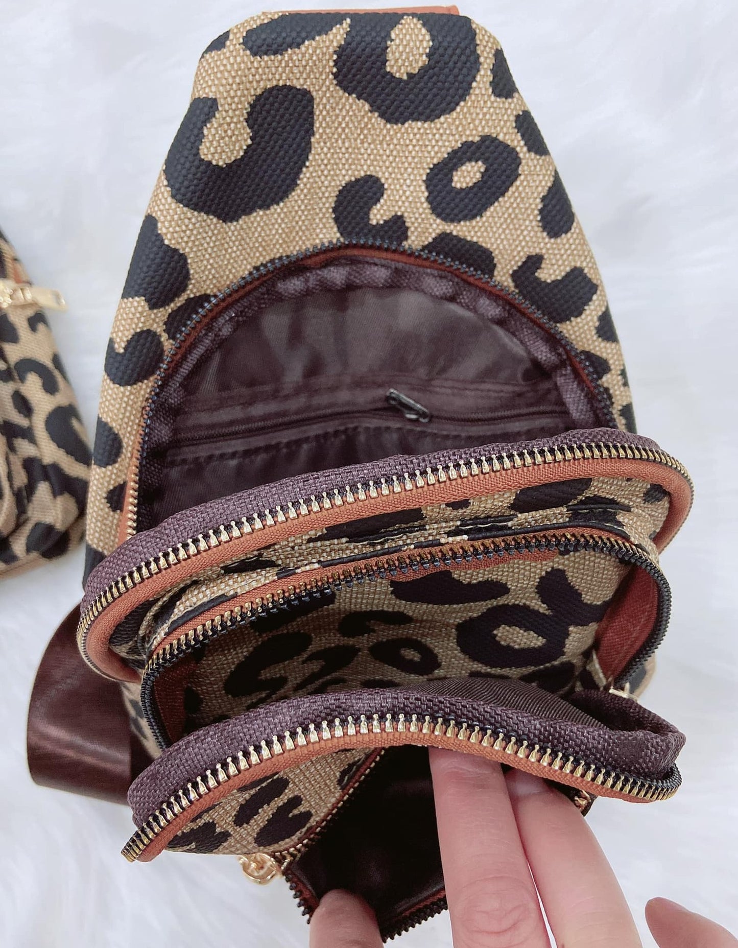 Leopard Sling Bag Preorder